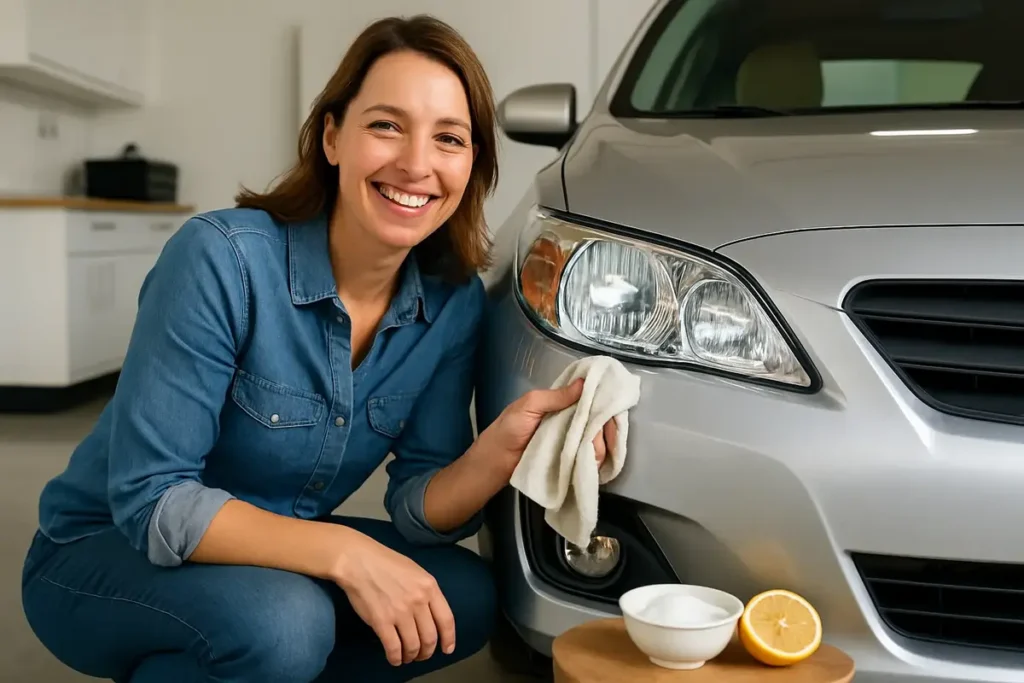 le-bagnolard.fr | astuce grand mere nettoyer phares voiture bicarbonate vinaigre blanc