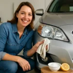 le-bagnolard.fr | astuce grand mere nettoyer phares voiture bicarbonate vinaigre blanc
