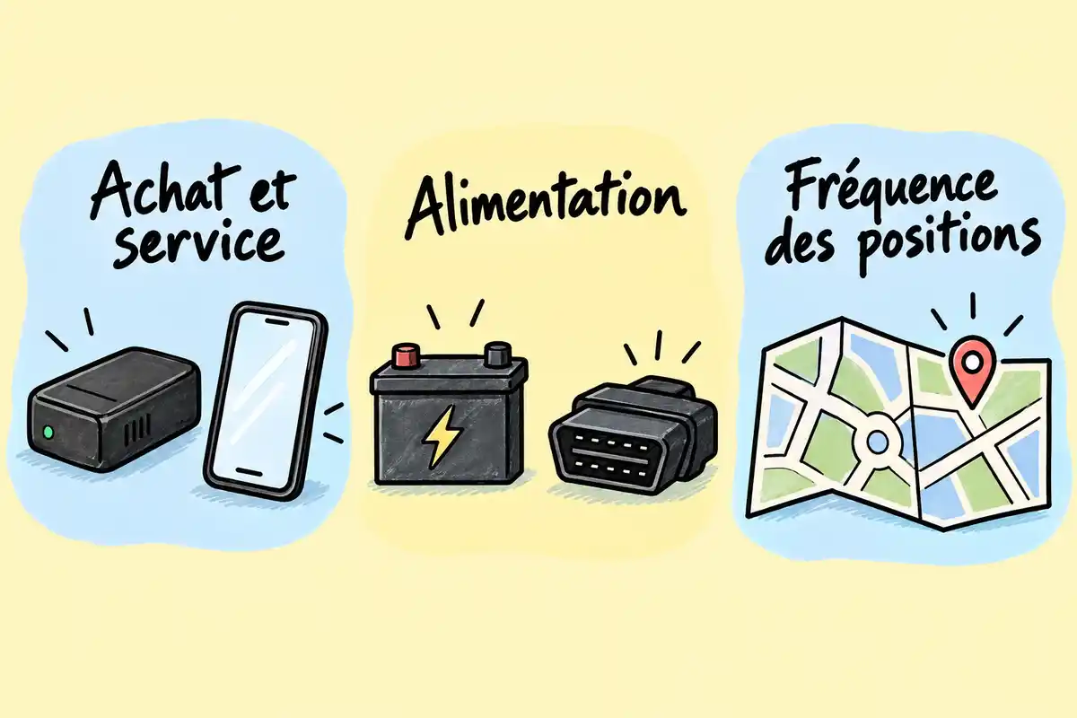 Comparer un traceur suppose d’examiner les frais d’achat et de service, son alimentation et la fréquence des positions annoncée.